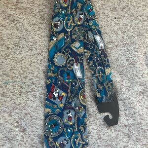 Disney Blue and Gold Mickey Mouse Tie